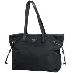 プラダ ロゴプレート トートバッグ ナイロン レディース ブランドバッグ・小物 【中古】brbag