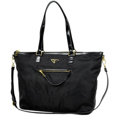 プラダ ロゴプレート トートバッグ ナイロン レディース ブランドバッグ・小物 【中古】brbag