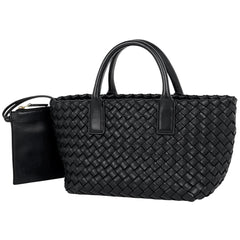 ボッテガヴェネタ イントレチャート トートバッグ レザー レディース ブランドバッグ・小物 【中古】brbag