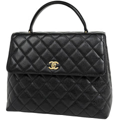 シャネル ココマーク ハンドバッグ キャビアスキン A12397 レディース ブランドバッグ・小物 【中古】brbag