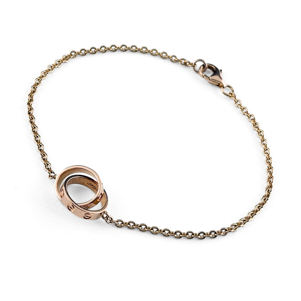 cartier カルティエK18YG 750ベビーラブブレスレット カルティエ ベビーラブ ブレスレット ブレスレット 750 レディース