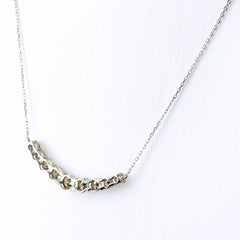 メレダイヤ デザインネックレス ネックレス Pt900 Pt850 ダイヤモンド レディース ノンブランドジュエリー 【中古】nbjwl