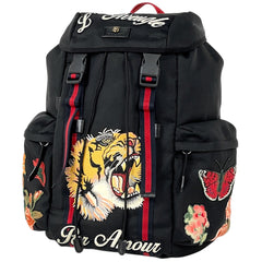 グッチ エンブロイダリー バックパック ナイロン 429037 メンズ ブランドバッグ・小物 【中古】brbag