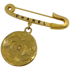 シャネル ココマーク ラウンド ブローチ GP レディース ブランドアクセサリー 【中古】bracc