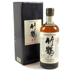 ニッカ 竹鶴 17年 ピュアモルト 旧ボトル 700ml 国産ウイスキー 酒 【古酒】liqbb【東京都内限定お届け】