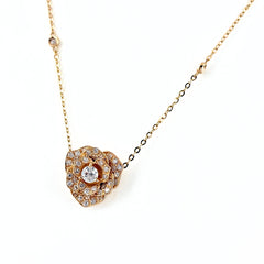 メレダイヤ ネックレス K18 ダイヤモンド レディース ノンブランドジュエリー 【中古】nbjwl