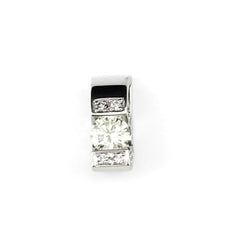 ダイヤモンド ペンダントトップ ペンダントトップ Pt900 ダイヤモンド レディース ノンブランドジュエリー 【中古】nbjwl