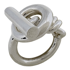 エルメス クロワゼットMM リング 11.5号 シルバー925 レディース ブランドアクセサリー 【中古】bracc