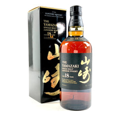 サントリー 山崎 18年 シングルモルト ジャパニーズ 700ml 国産ウイスキー 酒 【古酒】liqbb【東京都内限定お届け】