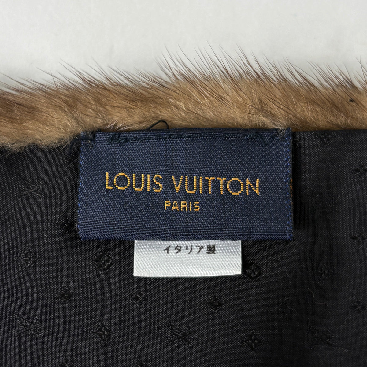 ミンク　マフラー　ヴィトン　LOUIS VUITTON LOUIS VUITTON ルイ・ヴィトン 