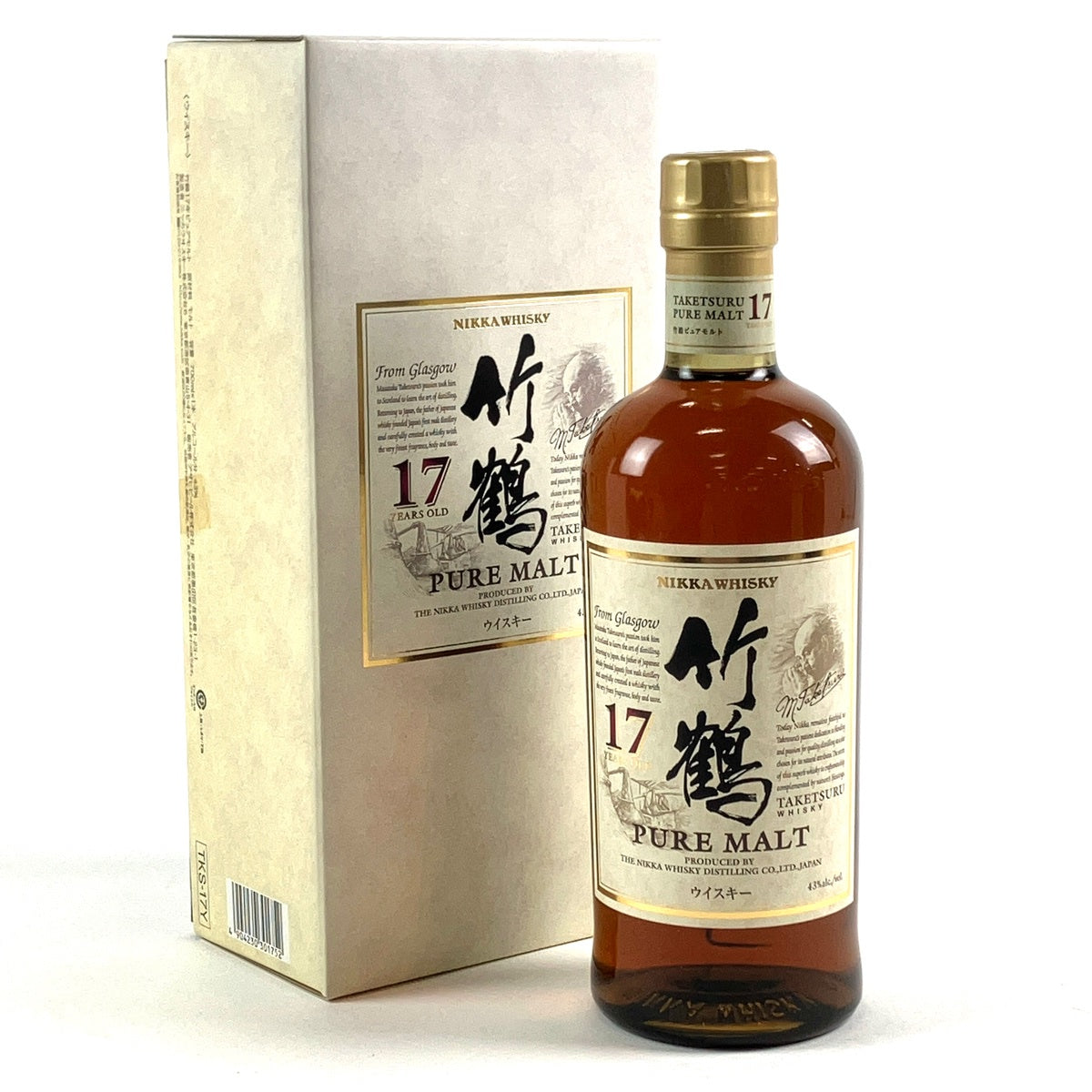 ニッカ 竹鶴 17年 ピュアモルト 700ml 国産ウイスキー 酒 【古酒 