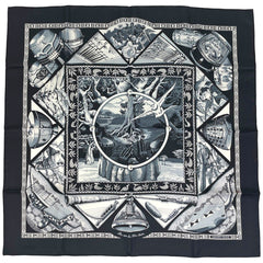 エルメス カレ90 Au Son du Tam Tam スカーフ シルク レディース ブランドバッグ・小物 【中古】brbag