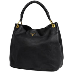 プラダ ロゴ ショルダーバッグ レザー レディース ブランドバッグ・小物 【中古】brbag