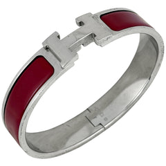 エルメス クリッククラックPM シルバーメッキ レディース ブランドアクセサリー 【中古】bracc