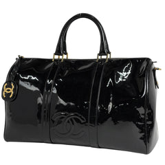 シャネル ココマーク ボストンバッグ パテントレザー レディース ブランドバッグ・小物 【中古】brbag