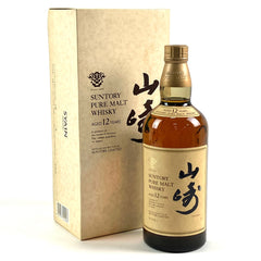 サントリー 山崎 12年 ピュアモルト 華 750ml 国産ウイスキー 酒 【古酒】liqbb【東京都内限定お届け】