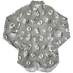 クリスチャンディオール ロゴ クレリックシャツ トップス レーヨン メンズ ブランドアパレル 【中古】brapp