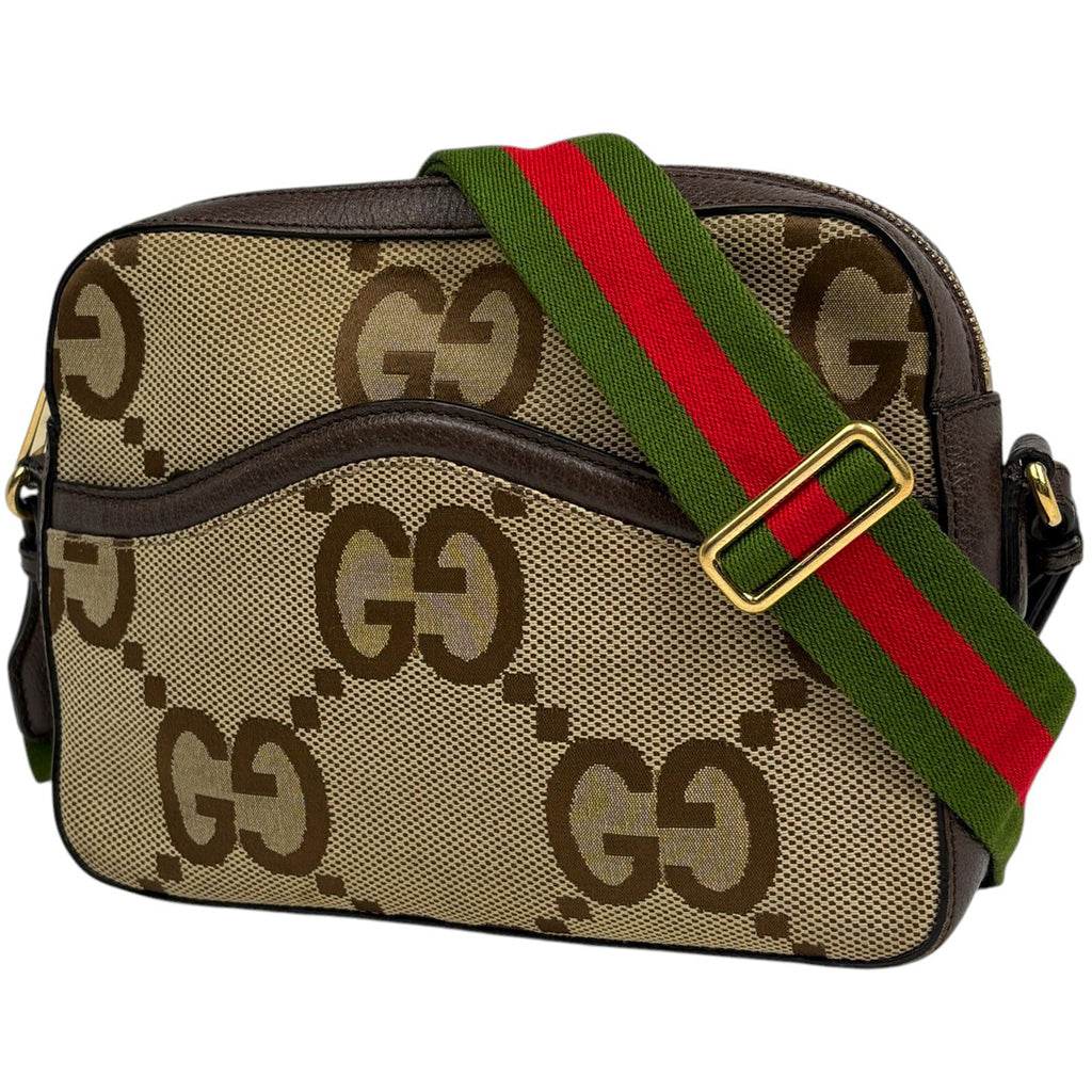 ジャンボGG メッセンジャーバッグ GUCCI GGキャンバス メッセンジャー
