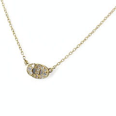 クリスチャンディオール メレダイヤ ネックレス ネックレス 750 ダイヤモンド レディース ブランドジュエリー 【中古】brjwl