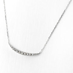 メレダイヤ デザインネックレス ネックレス K18 WG ダイヤモンド レディース ノンブランドジュエリー 【中古】nbjwl