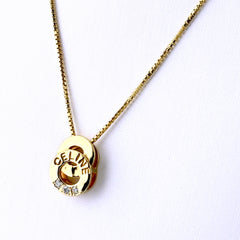 セリーヌ メレダイヤ ネックレス ネックレス K18 ダイヤモンド レディース ブランドジュエリー 【中古】brjwl