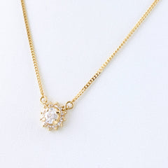 ダイヤモンド デザインネックレス ネックレス K18 レディース ノンブランドジュエリー 【中古】nbjwl