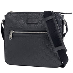 グッチ グッチシマ メッセンジャーバッグ シマレザー 406410 メンズ ブランドバッグ・小物 【中古】brbag