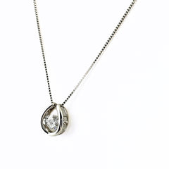 ダイヤモンド ネックレス Pt900 Pt850 ダイヤモンド レディース ノンブランドジュエリー 【中古】nbjwl