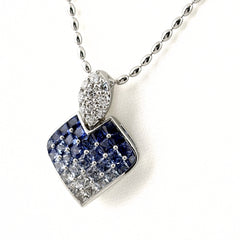 ジュネ サファイア ネックレス ネックレス 750 K18 WG レディース ブランドジュエリー 【中古】brjwl