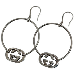 グッチ GGロゴ ピアス シルバー925 レディース ブランドアクセサリー 【中古】bracc