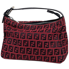 フェンディ ズッキーノ柄 ミニ ハンドバッグ キャンバス 8N0001 レディース ブランドバッグ・小物 【中古】brbag
