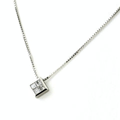 ヴァンドーム青山 メレダイヤ ネックレス ネックレス Pt950 Pt850 ダイヤモンド レディース ブランドジュエリー 【中古】brjwl