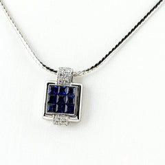 ポーラ サファイア ネックレス ネックレス Pt900 Pt850 サファイア レディース ブランドジュエリー 【中古】brjwl