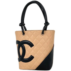 シャネル カンボンライン スモール トートバッグ レザー A25166 レディース ブランドバッグ・小物 【中古】brbag