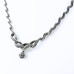 ポーラ メレダイヤ ネックレス ネックレス Pt900 ダイヤモンド レディース ブランドジュエリー 【中古】brjwl