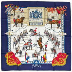 エルメス カレ90 Real Escuela Andaluza del Arte Ecuestre スカーフ シルク レディース ブランドバッグ・小物 【中古】brbag