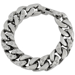 ルイ・ヴィトン ブラスレ LVチェーンリンクス シルバーメッキ レディース ブランドアクセサリー 【中古】bracc