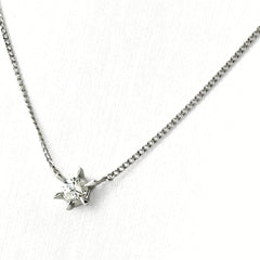 メレダイヤ デザインネックレス ネックレス Pt850 ダイヤモンド レディース ノンブランドジュエリー 【中古】nbjwl