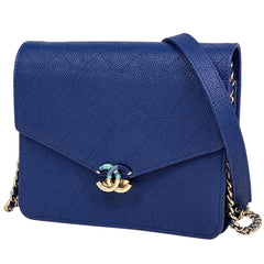 シャネル ハーフココ チェーン ショルダーバッグ キャビアスキン レディース ブランドバッグ・小物 【中古】brbag