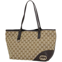 グッチ ニューブリット トートバッグ GGキャンバス 169946 レディース ブランドバッグ・小物 【中古】brbag
