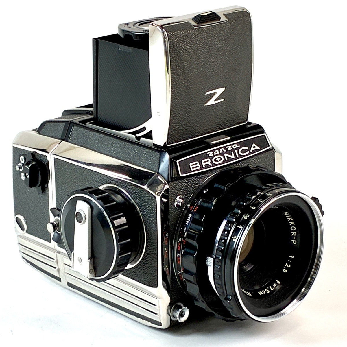 ZENZA BRONICA 中判カメラ NIKKOR-P 75ｍm ジャンク BRONICA ETR ZENZA 公式通販 + F2.8 ゼンザブロニカ ジャンクセット 中