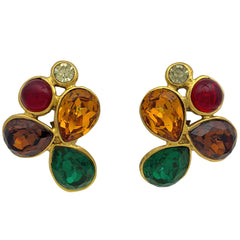 シャネル カラーストーン イヤリング GP レディース ブランドアクセサリー 【中古】bracc
