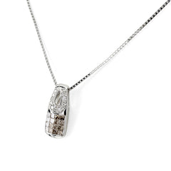 メレダイヤ デザインネックレス ネックレス Pt850 K18 K10 レディース ノンブランドジュエリー 【中古】nbjwl