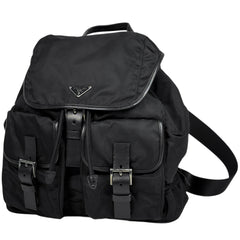 プラダ ロゴプレート リュックサック ナイロン レディース ブランドバッグ・小物 【中古】brbag