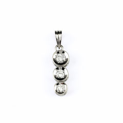 メレダイヤ デザインペンダントトップ ペンダントトップ Pt900 ダイヤモンド レディース ノンブランドジュエリー 【中古】nbjwl