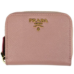 プラダ ロゴ ラウンドファスナーコインケース サフィアーノレザー 1MM268 レディース ブランドバッグ・小物 【中古】brbag
