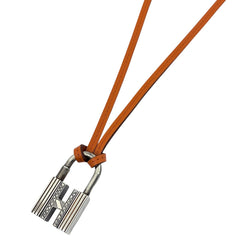 エルメス トゥアレグ ネックレス シルバー925 レザー レディース ブランドアクセサリー 【中古】bracc