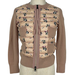 モンクレール ニット切替 ダウンジャケット トップス カーディガン レディース ブランドアパレル 【中古】brapp