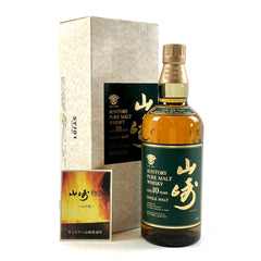 サントリー 山崎 10年 ピュアモルト グリーンラベル 700ml 国産ウイスキー 酒 【古酒】liqbb【東京都内限定お届け】