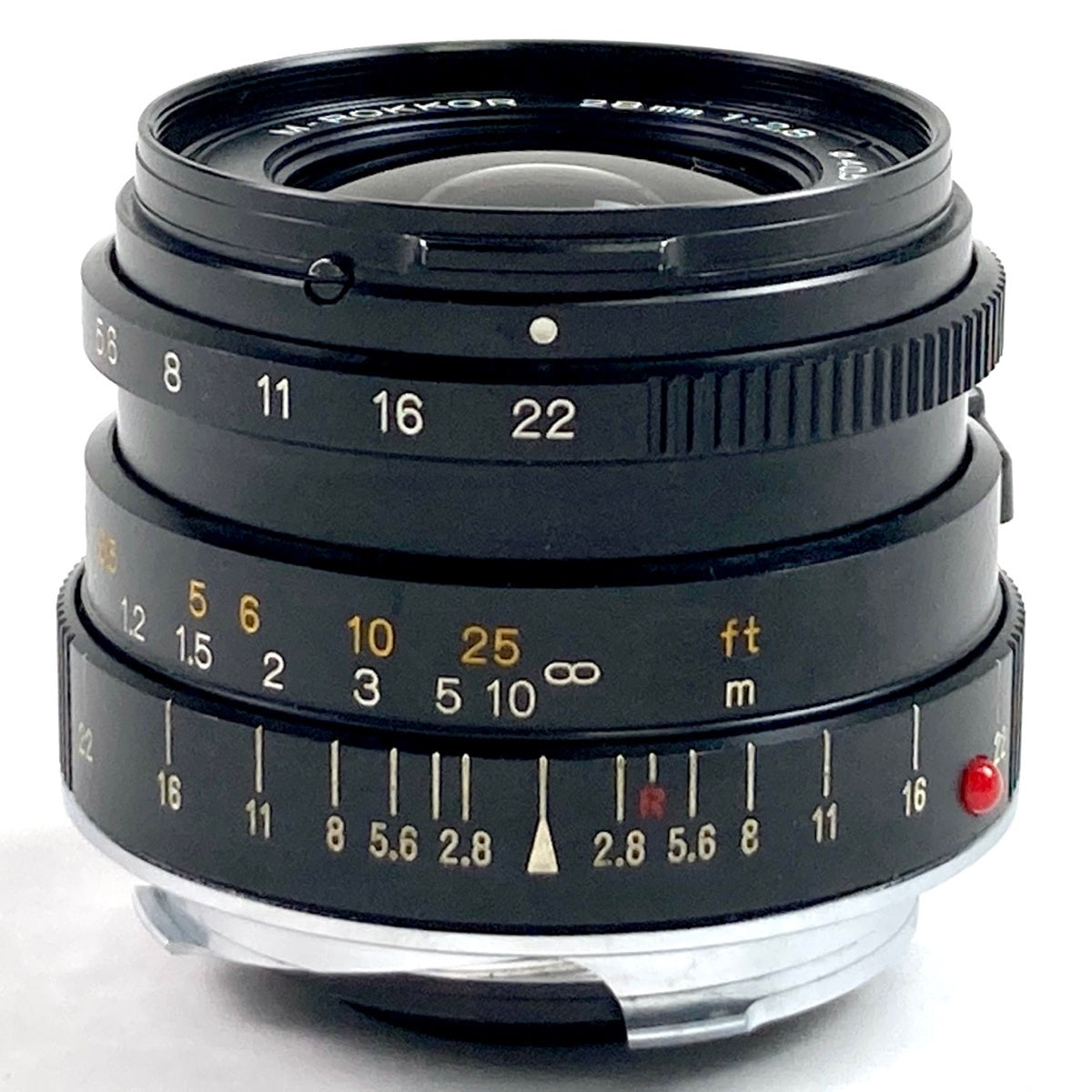 ミノルタ M-ROKKOR 28mm F2.8 ライカ Mマウント 一眼カメラ用レンズ 